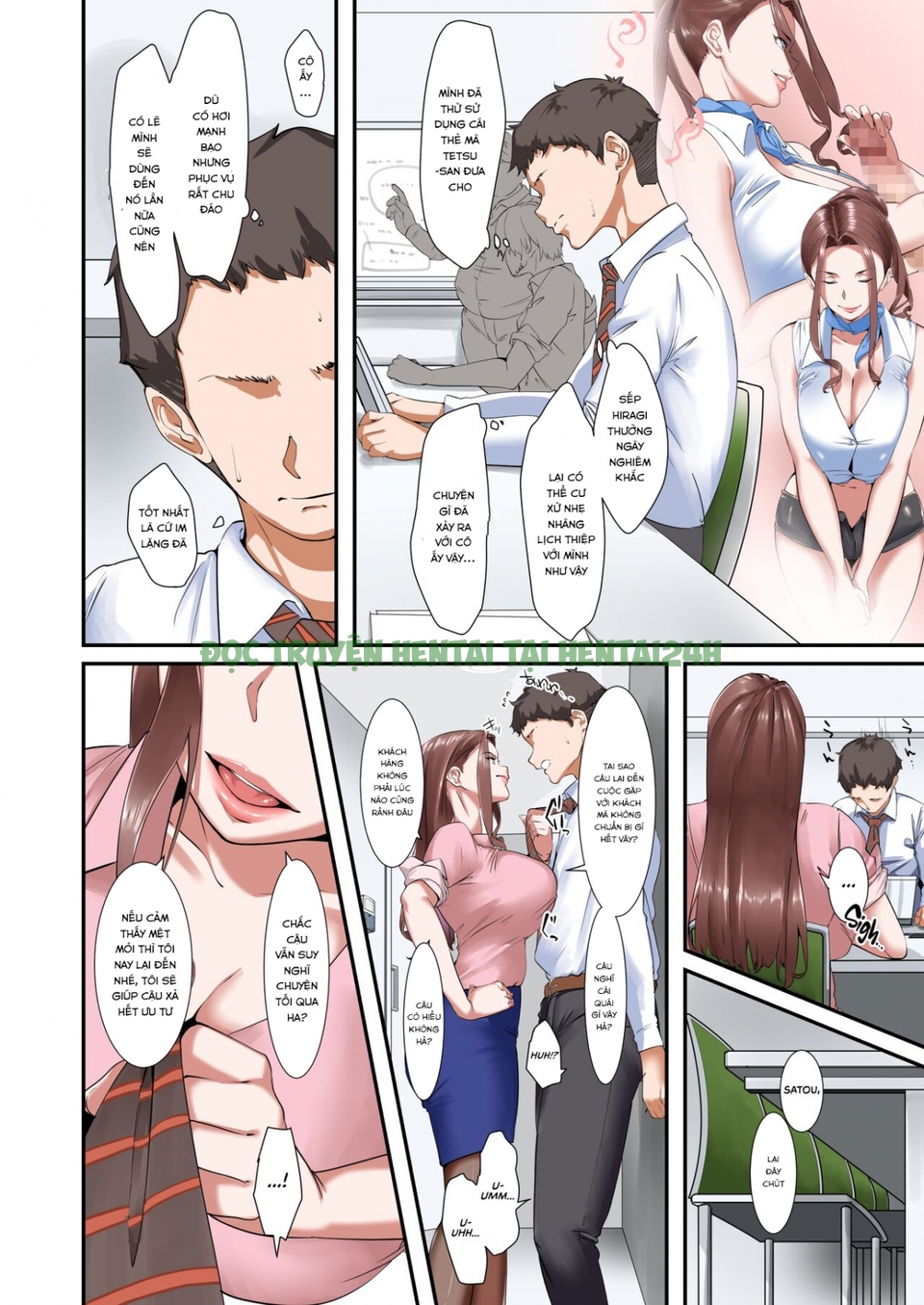 Hình ảnh 10 trong A Boss With Slutty Tits Who Gives Naughty Services In The Company's Relaxation Room - One Shot - Hentaimanhwa.net