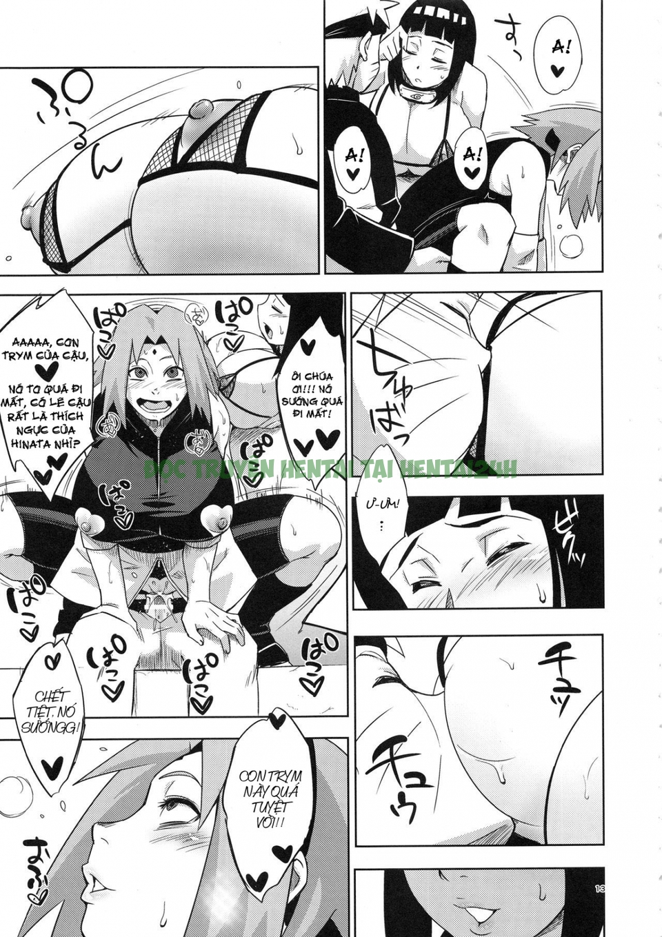 Xem ảnh 11 trong truyện hentai Cuộc Phiêu Lưu Giông Báo Của Chị Em Hinata Và Sakura - One Shot - Truyenhentai18.net