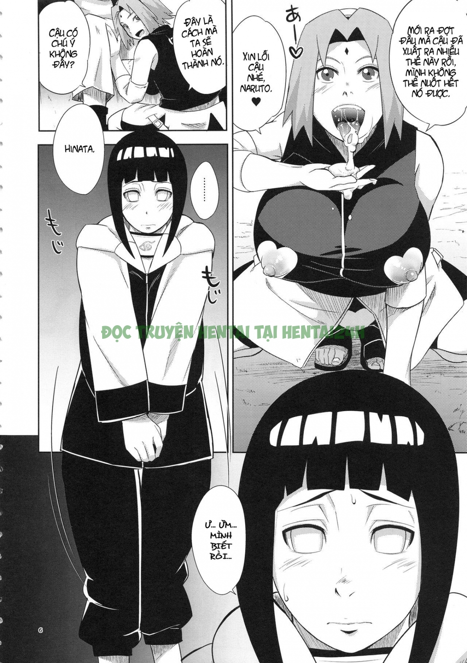 Xem ảnh 4 trong truyện hentai Cuộc Phiêu Lưu Giông Báo Của Chị Em Hinata Và Sakura - One Shot - Truyenhentai18.net