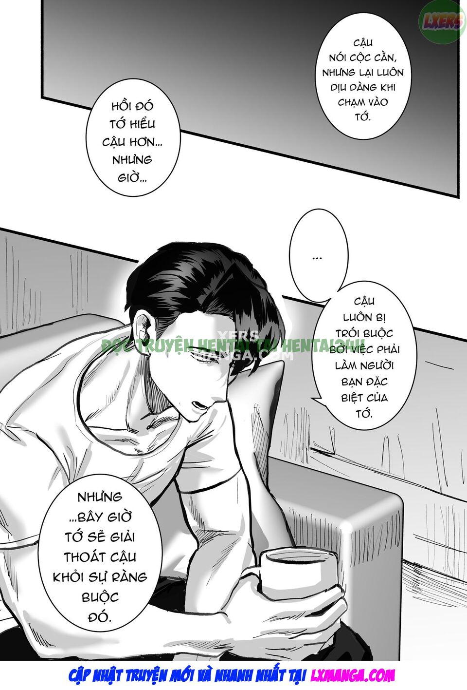 Hình ảnh 61 trong Do Strong And Silent Guys Have Wet Dreams Of Their Childhood Friends - One Shot - Hentaimanhwa.net