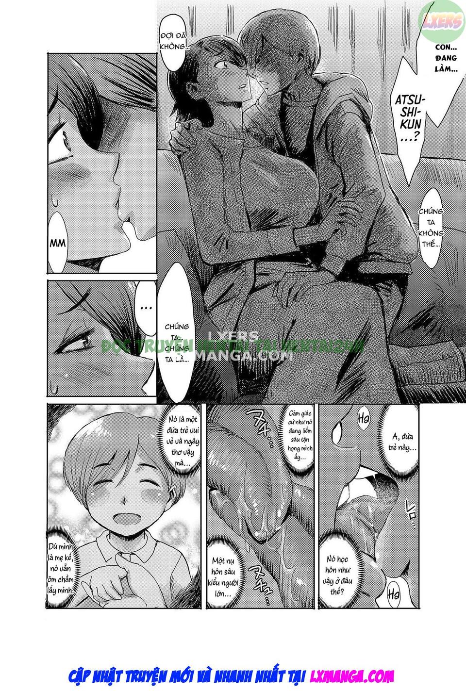 Xem ảnh 7 trong truyện hentai Gibo-san Wa Yamiyo Ni Mesu Ni Naru - One Shot - truyenhentai18.pro
