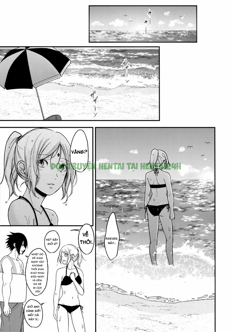 Xem ảnh 14 trong truyện hentai Sakura X Sasuke Đi Trăng Mật Bãi Biển - One Shot - truyenhentai18.pro