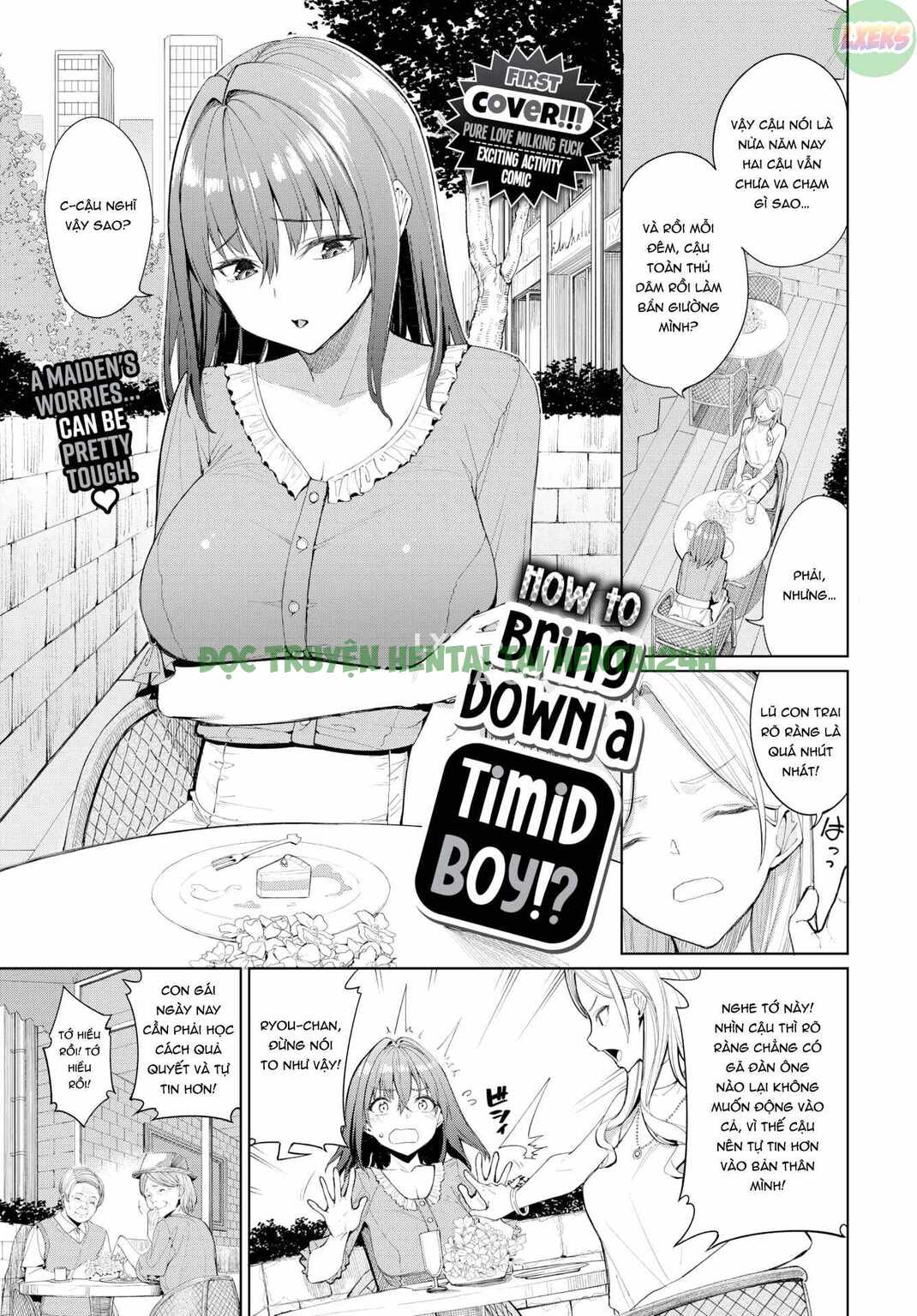 Xem ảnh 3 trong truyện hentai How To Bring Down A Timid Boy - One Shot - truyenhentai18.pro