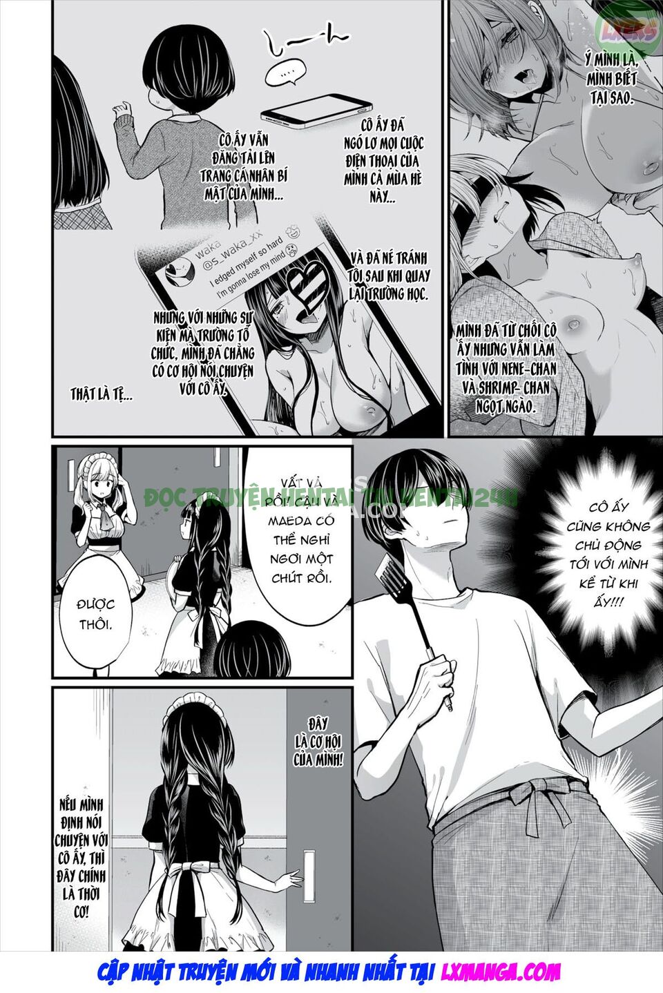 Hình ảnh 5 trong I Found This Plain Girl’s Lewd Account And It Turns Out She’s A Slut - Chapter 12 END - Hentaimanhwa.net