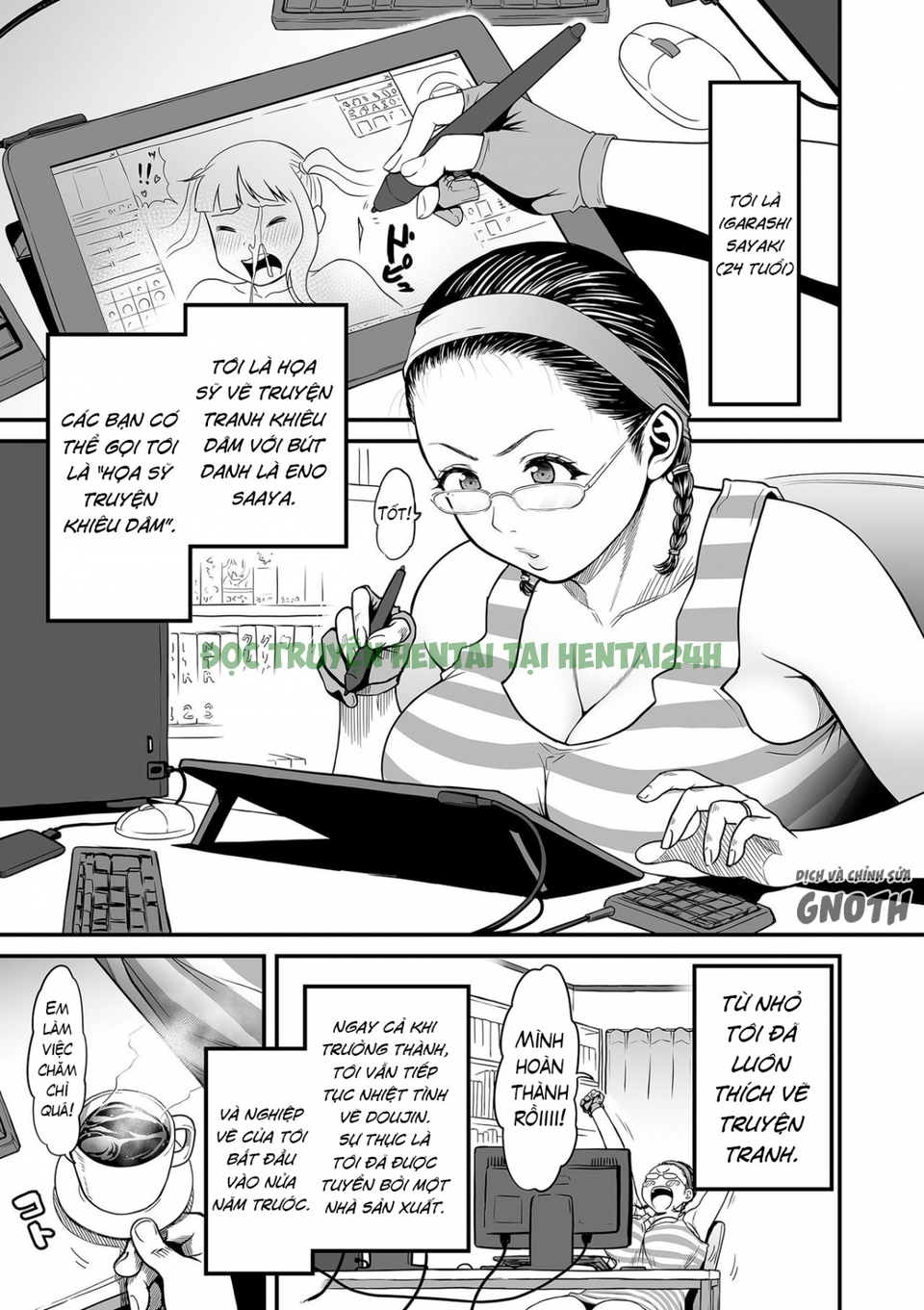 Xem ảnh It’s Not A Fantasy That The Female Erotic Mangaka Is A Pervert - Chapter 1 - 13 - Hentai24h.Tv