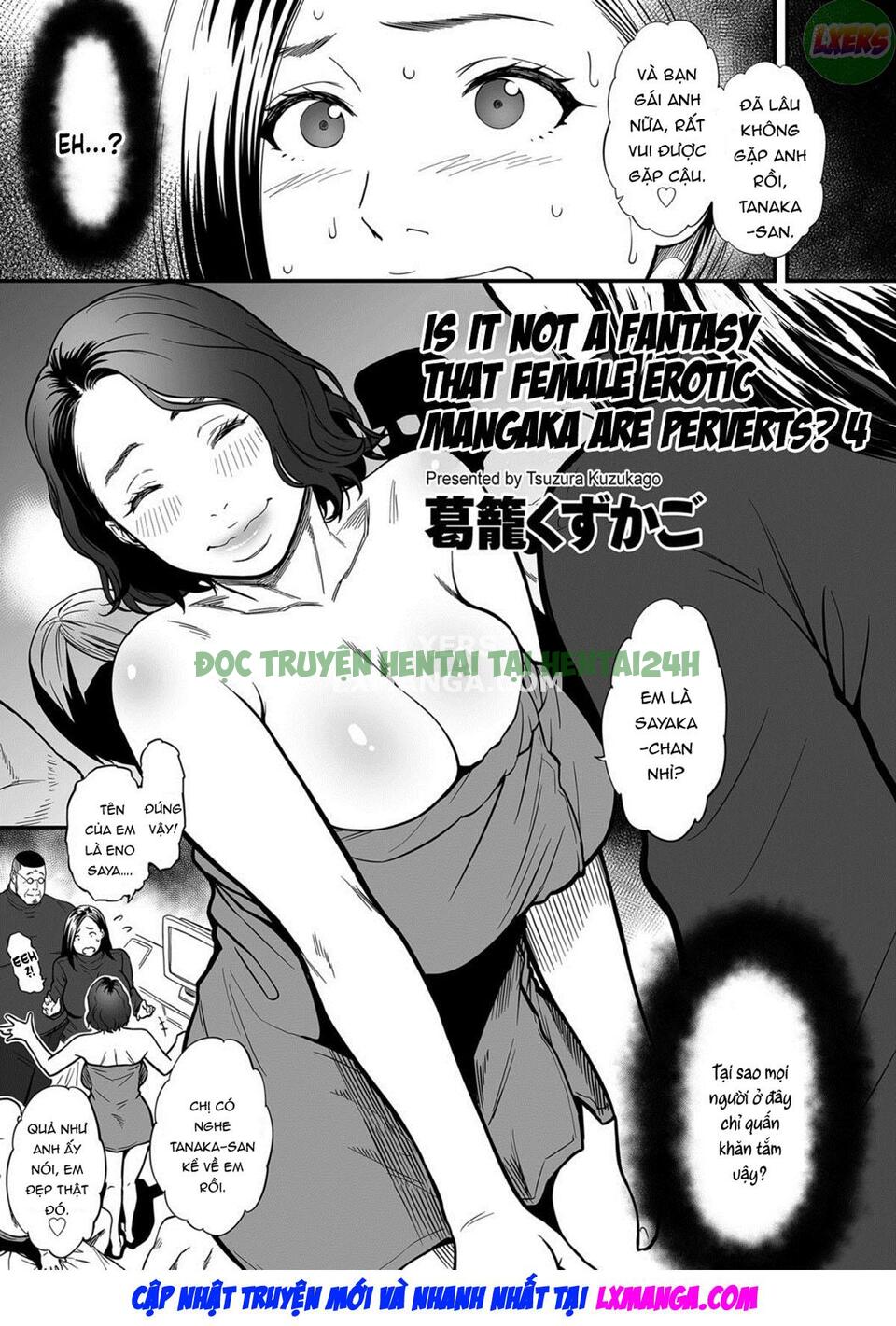 Hình ảnh 3 trong It’s Not A Fantasy That The Female Erotic Mangaka Is A Pervert - Chapter 4 - Hentaimanhwa.net