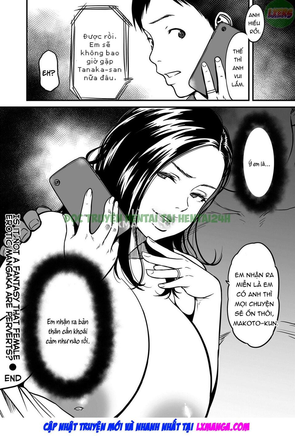 Xem ảnh It’s Not A Fantasy That The Female Erotic Mangaka Is A Pervert - Chapter 7 END - 26 - Hentai24h.Tv