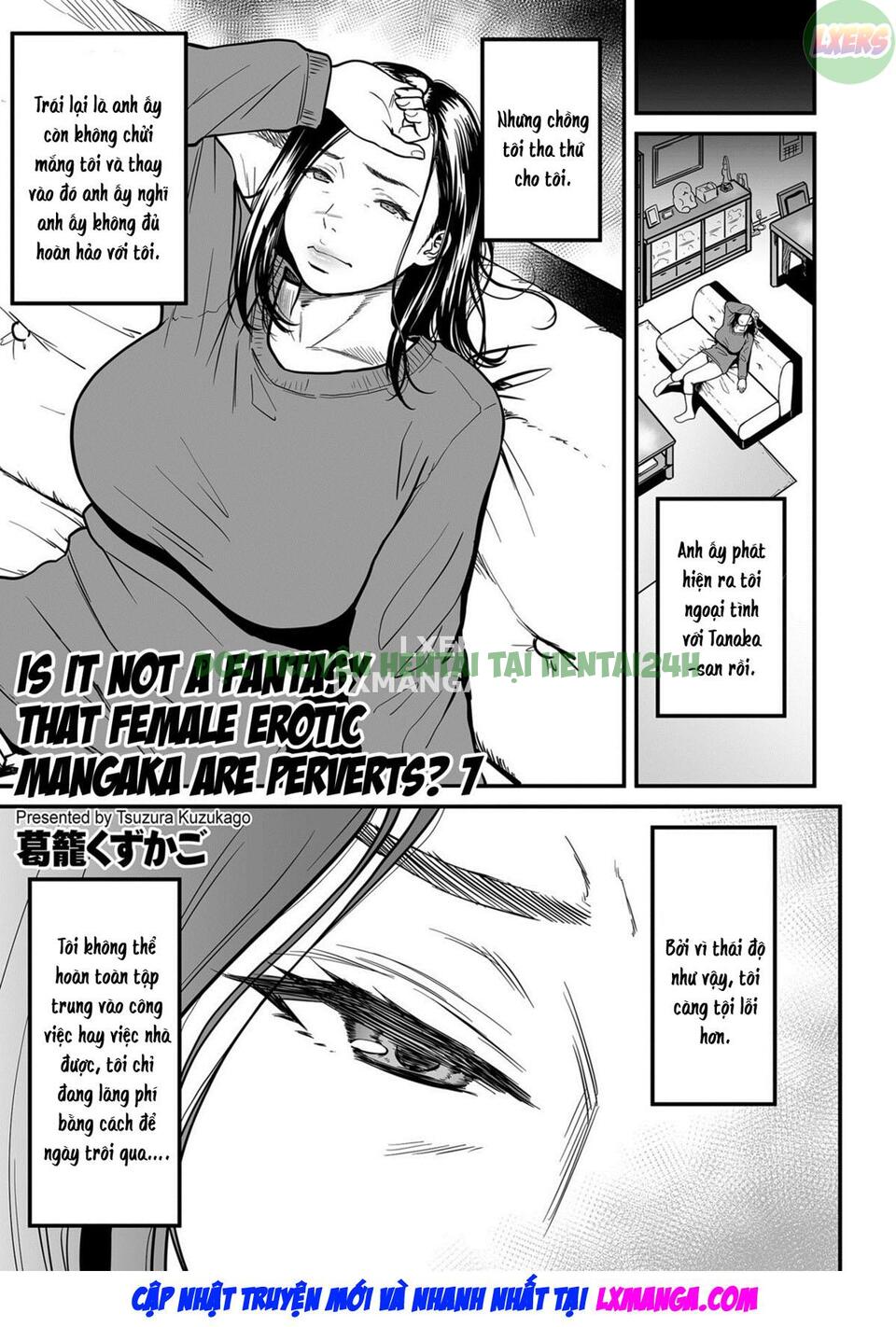 Hình ảnh 3 trong It’s Not A Fantasy That The Female Erotic Mangaka Is A Pervert - Chapter 7 END - Hentaimanhwa.net
