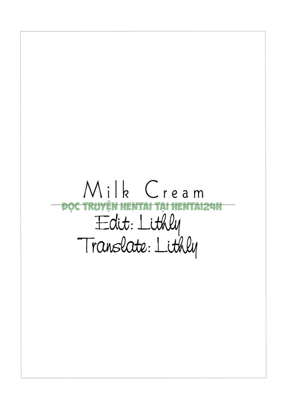 Hình ảnh 1 trong Milk Cream - One Shot - Hentaimanhwa.net