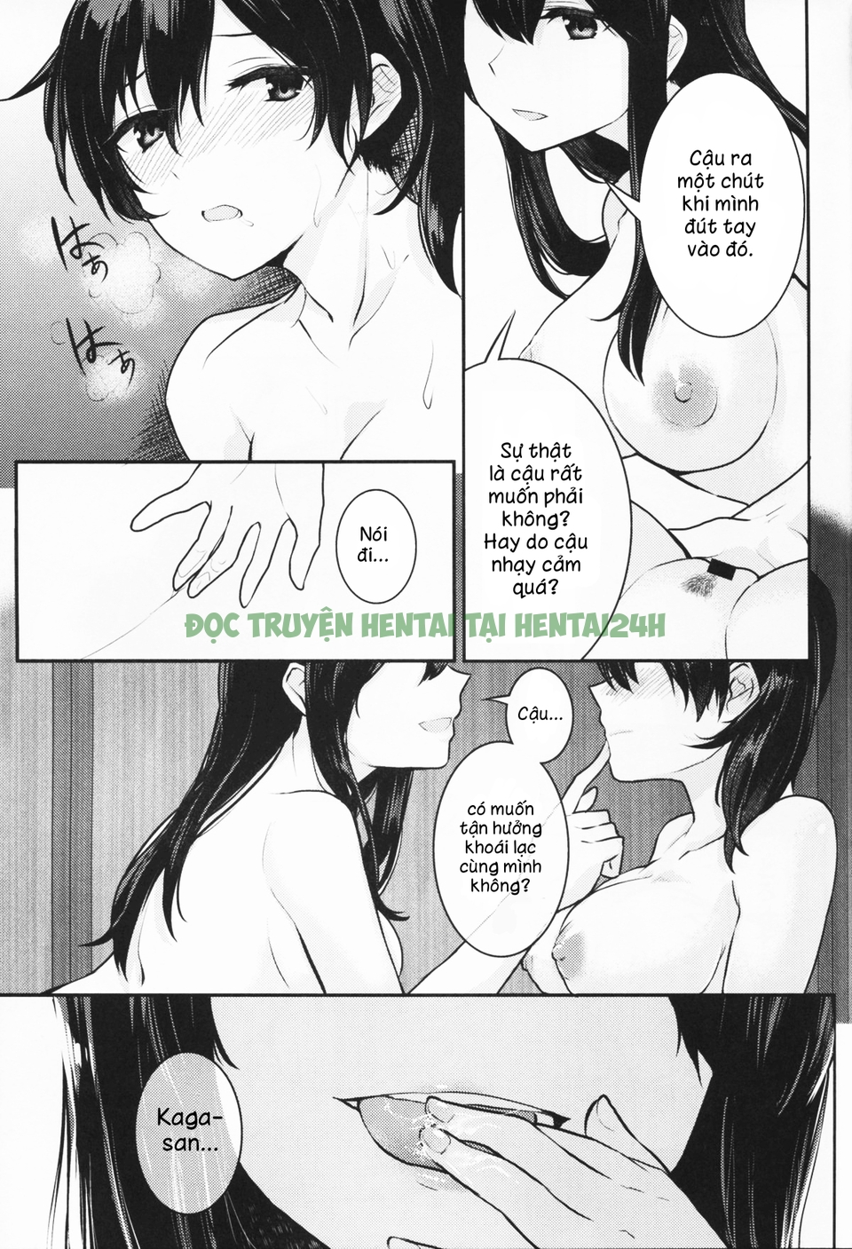Xem ảnh 14 trong truyện hentai (Yuri) Trong Đêm Trăng Mờ - One Shot - truyenhentai18.pro