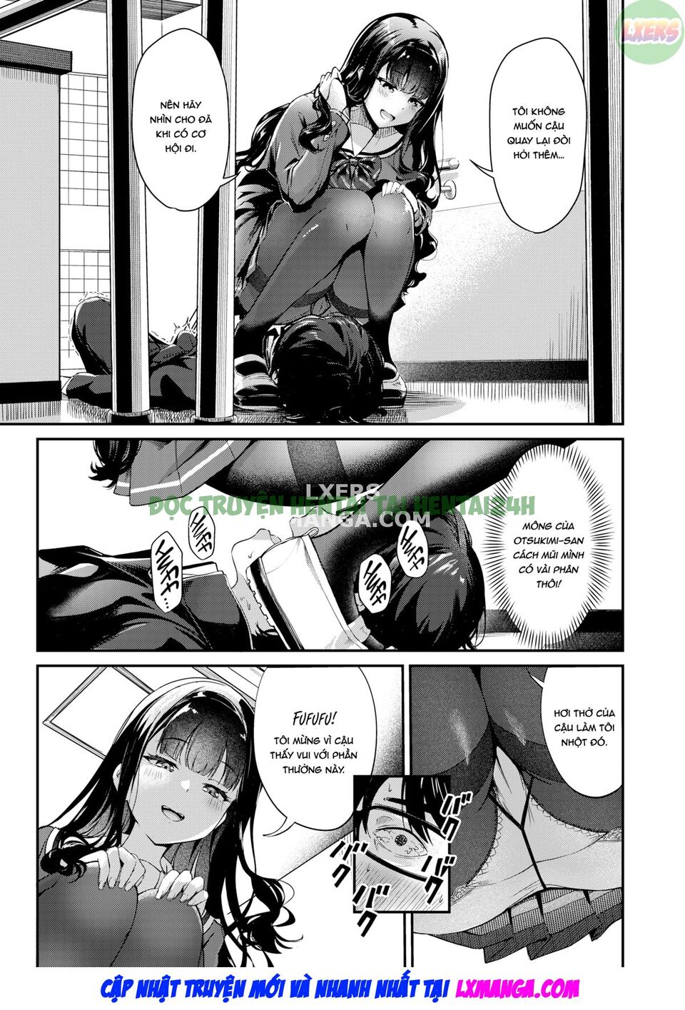 Xem ảnh 11 trong truyện hentai Otsukimi-san Không Thể Học Bài Được - One Shot - truyenhentai18.pro