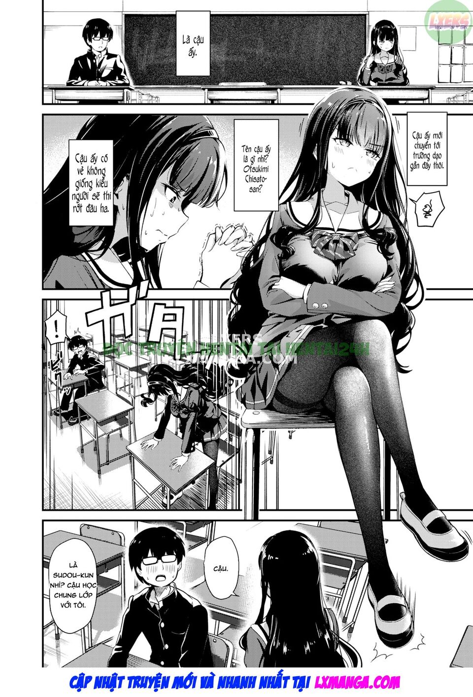 Xem ảnh 4 trong truyện hentai Otsukimi-san Không Thể Học Bài Được - One Shot - truyenhentai18.pro