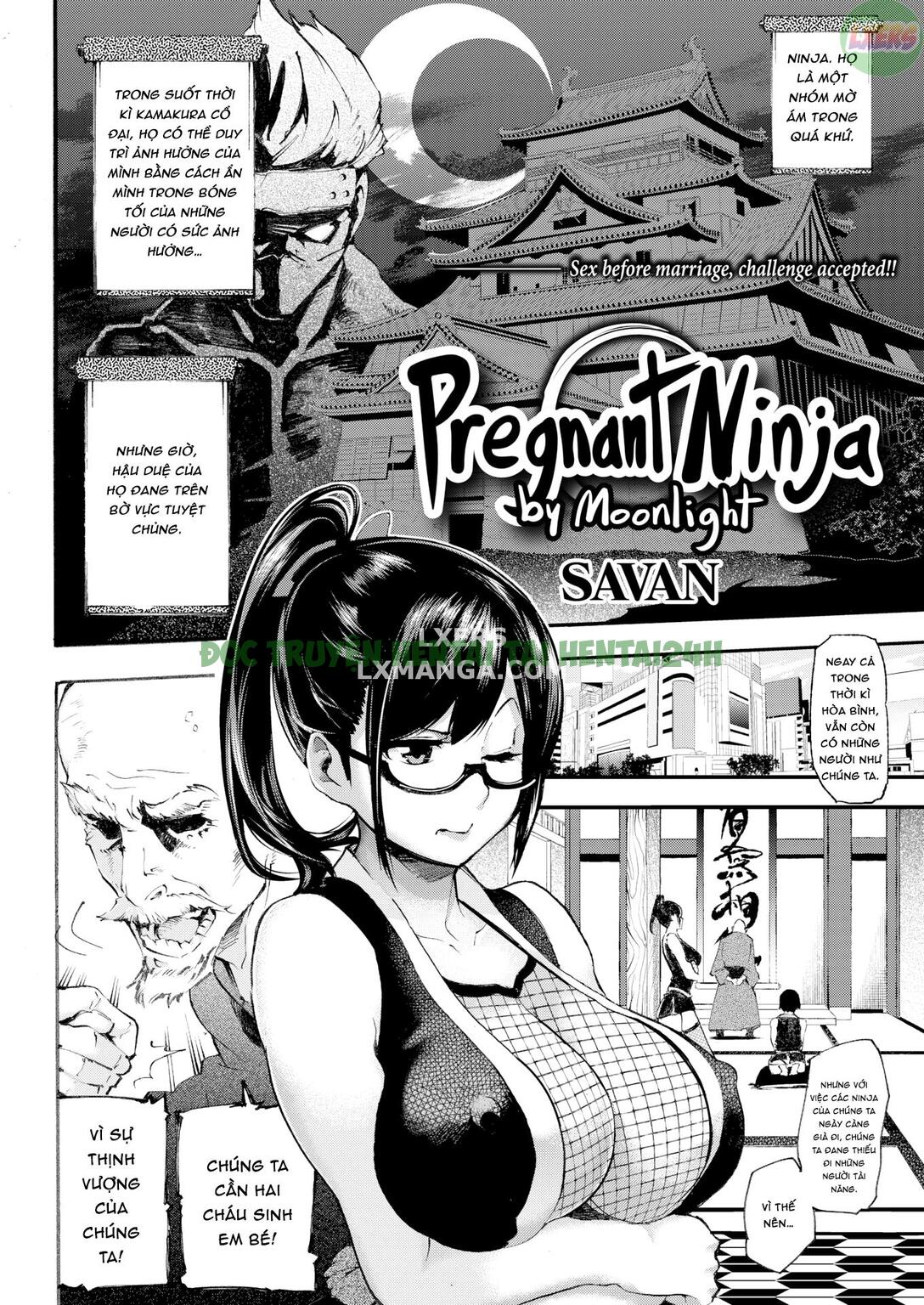 Xem ảnh 4 trong truyện hentai Pregnant Ninja By Moonlight - One Shot - truyenhentai18.pro