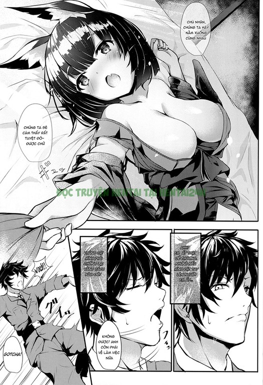 Xem ảnh 4 trong truyện hentai Bị khiêu khích bởi Yamashiro-chan say xỉn - One Shot - truyenhentai18.pro