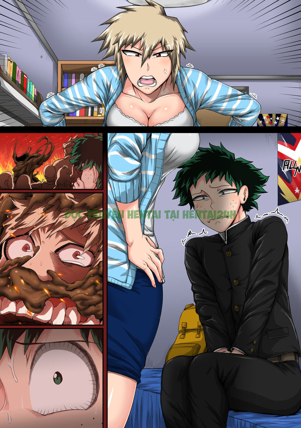 Hình ảnh 3 trong Summer Vacation With Bakugo's Mom Part Three Chapter One - One Shot - Hentaimanhwa.net