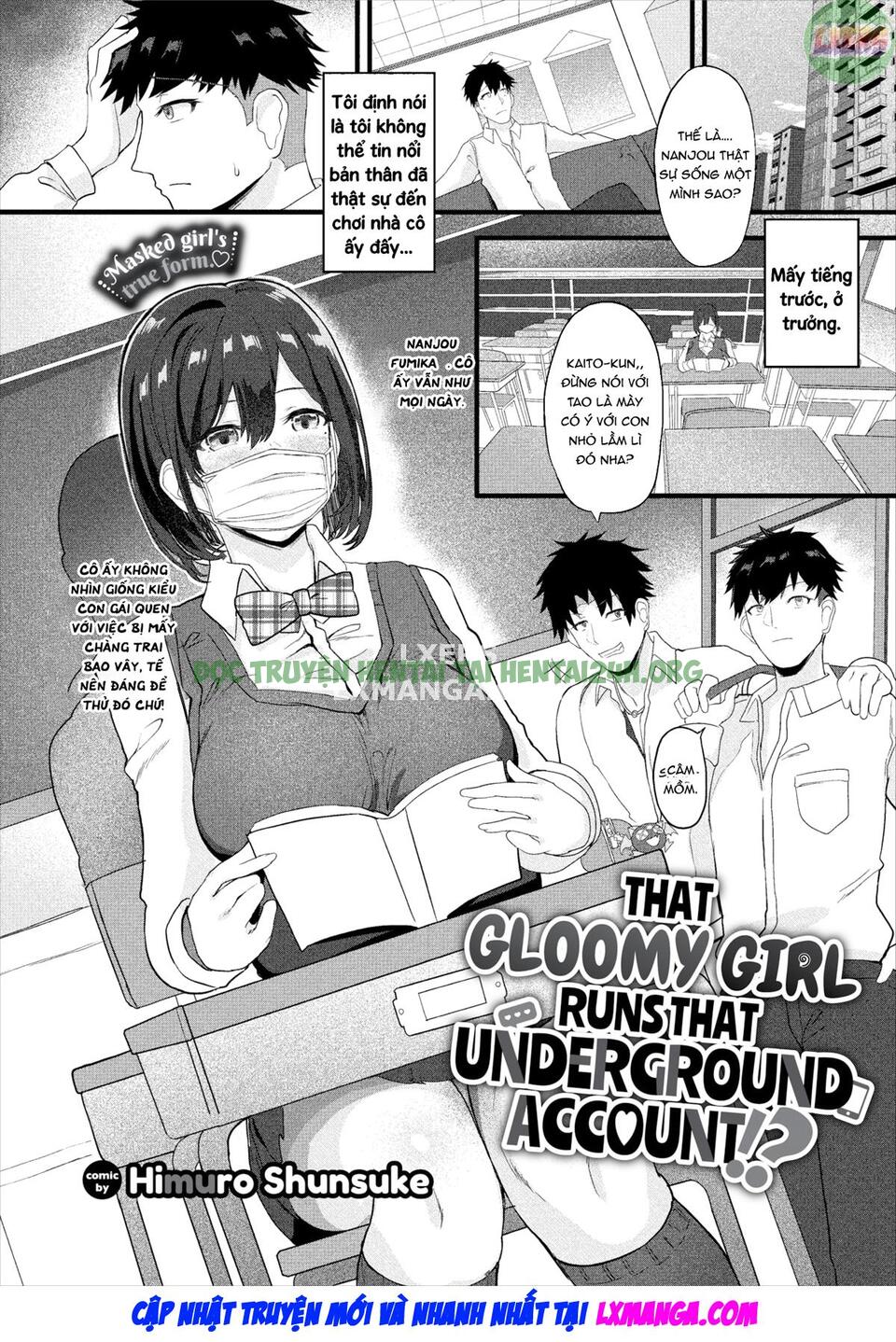 Xem ảnh 3 trong truyện hentai That Gloomy Girl Runs That Underground Account! - One Shot - truyenhentai18.pro