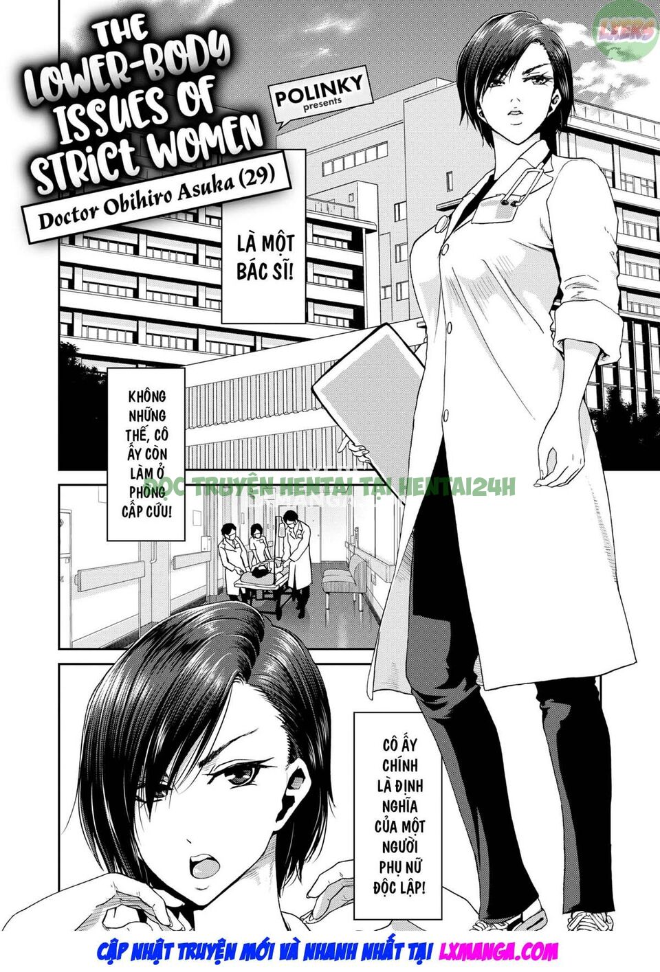 Hình ảnh 4 trong The Lower-Body Issues Of Strict Women - Doctor Obihiro Asuka - One Shot - Hentaimanhwa.net