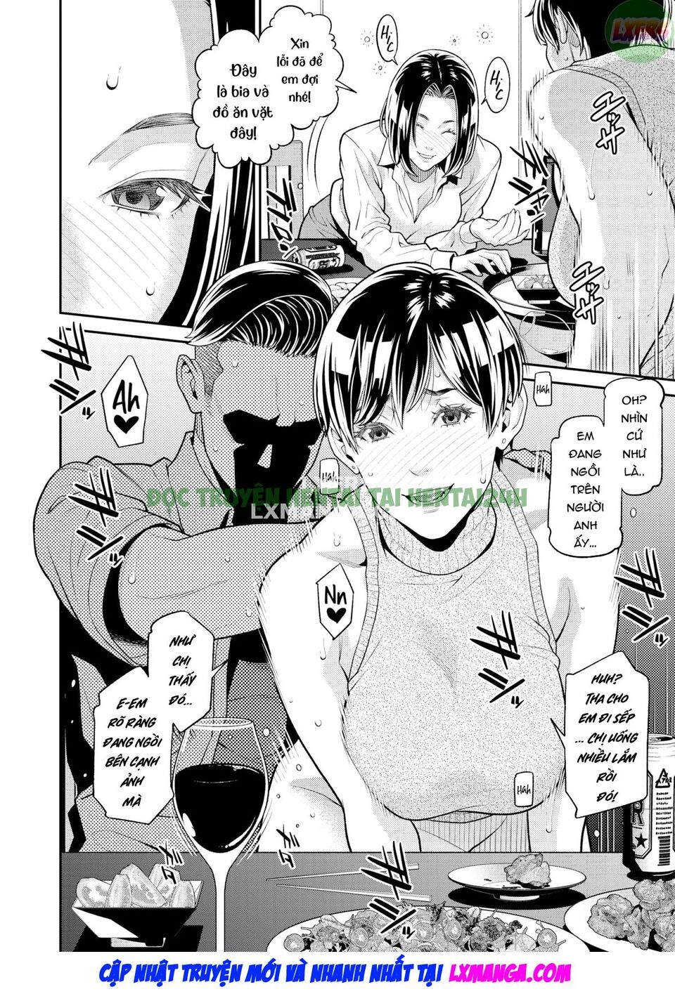 Hình ảnh 14 trong The Subordinate Brought Home By His Career Woman Wife Turned Out To Be His Ex-Girlfriend - One Shot - Hentaimanhwa.net