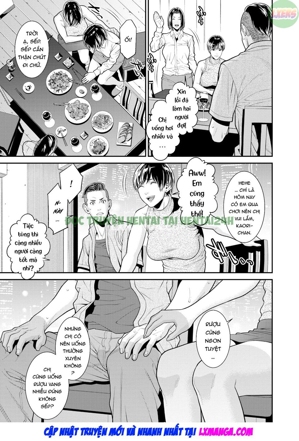 Hình ảnh 7 trong The Subordinate Brought Home By His Career Woman Wife Turned Out To Be His Ex-Girlfriend - One Shot - Hentaimanhwa.net