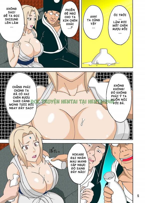 Xem ảnh 5 trong truyện hentai Tsunade Dâm Đãng Trong Bữa Tiệc Chào Mừng Ninja - One Shot - truyenhentai18.pro